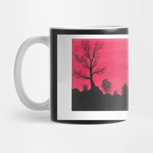 The Pink Sillohuette Mug